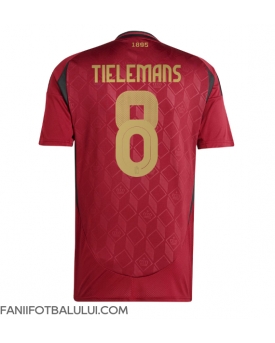Belgia Youri Tielemans #8 Tricou Fotbal Replică European 2024 Barbati Acasa